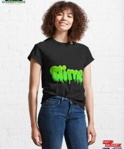 Halloween Slime Spooky Lettering Classic T-Shirt Unisex