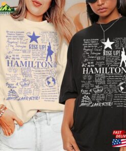 Hamilton Musical Doodle Art Shirt Sweatshirt Hoodie Classic