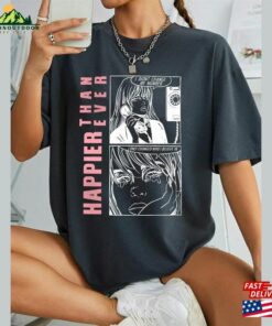 Happier Than Ever Billie Shirt Eilish Inspired Unisex Sweatshirt