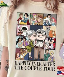 Happily Ever After Vintage T-Shirt Disney Honeymoon Gifts Disneyland Couple Tour Unisex Classic