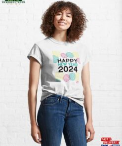 Happy New Year 2024! Black Classic T-Shirt Unisex