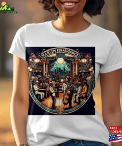 Harlem Renaissance Jazz Band Vintage Art Tee Unisex Cotton T-Shirt Music Lovers Gift Hoodie Classic