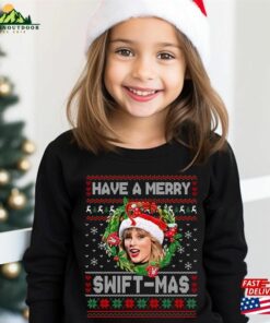 Have A Merry Swiftmas Kid Sweatshirt Tayl0r Christmas Youth Unisex