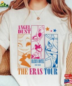 Hazbin Hotel Angel Dust Eras Tour Shirt Fat Nugget Characters Unisex T-Shirt
