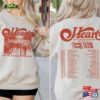 Heart 2024 Tour Shirt Band Fan Concert T-Shirt Unisex