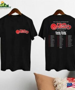 Heart Band Logo Shirt Royal Flush Tour 2024 T-Shirt Rock Concert Hoodie Sweatshirt