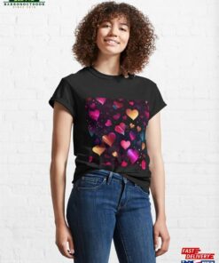 Heart Night Valentine Classic T-Shirt Unisex