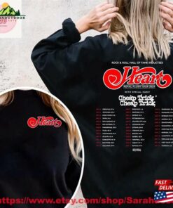 Heart Rock World Tour Double Sides Unisex Shirt Tee Hoodie