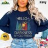 Hello Darkness My Old Friend Solar Eclipse April 08 2024 Shirt Total Sweatshirt Lover Hoodie