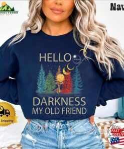 Hello Darkness My Old Friend Solar Eclipse April 08 2024 Shirt Total Sweatshirt Lover Hoodie
