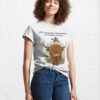 Highland Cow A Bale Of Hay For Xmas! Classic T-Shirt Hoodie