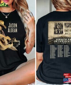 Highway Desperado Tour 2023 Setlist Shirt Jason Aldean Country Music T-Shirt Gift For Fans Unisex