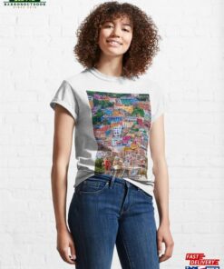 Hilltop Colorful Houses In Guanajuato Mexico Classic T-Shirt Unisex