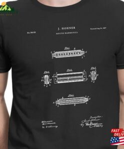 Hohner Harmonica Patent S Xxl Men Hoodie T-Shirt