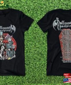 Hollywood Vampires Tour 2023 T-Shirt Metal Band Shirt Retro Classic