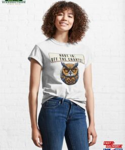 Hoot Iq Off The Charts Funny Owl Sticker Classic T-Shirt Unisex Sweatshirt