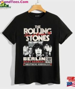Hot Sale Mens The Rolling Stones Berlin 76 Premium Shirt Anniversary Tour Music World 2023 Hoodie Classic Sweatshirt