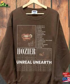 Hozier 2023 Vintage Music Tour Tee Unreal Unearth Sweatshirt The Shirt Unisex Hoodie