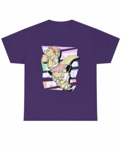 Pastel Gay Pride Echo Raptor – T-Shirt