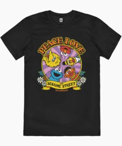 Peace Love And Sesame Street T-Shirt