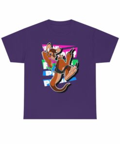 Polysexual Pride Tau Kangaroo – T-Shirt