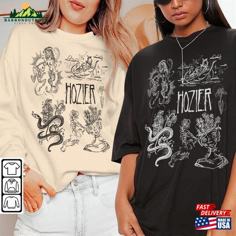 Hozier Doodle Art Shirt Vintage Lyrics Tattoo Album Graphic Design Tour Gift For Fan Sweatshirt Hoodie V1 L706 Unisex Classic Hozier Doodle Art Shirt Vintage Lyrics Tattoo Album Graphic Design Tour Gift For Fan Sweatshirt Hoodie V1 L706 Unisex Classic