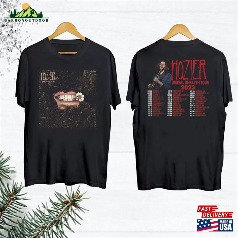 Hozier Fan Gift Shirt Unreal Unearth World Tour 2023 Graphic T-Shirt Unisex Hozier Fan Gift Shirt Unreal Unearth World Tour 2023 Graphic T-Shirt Unisex