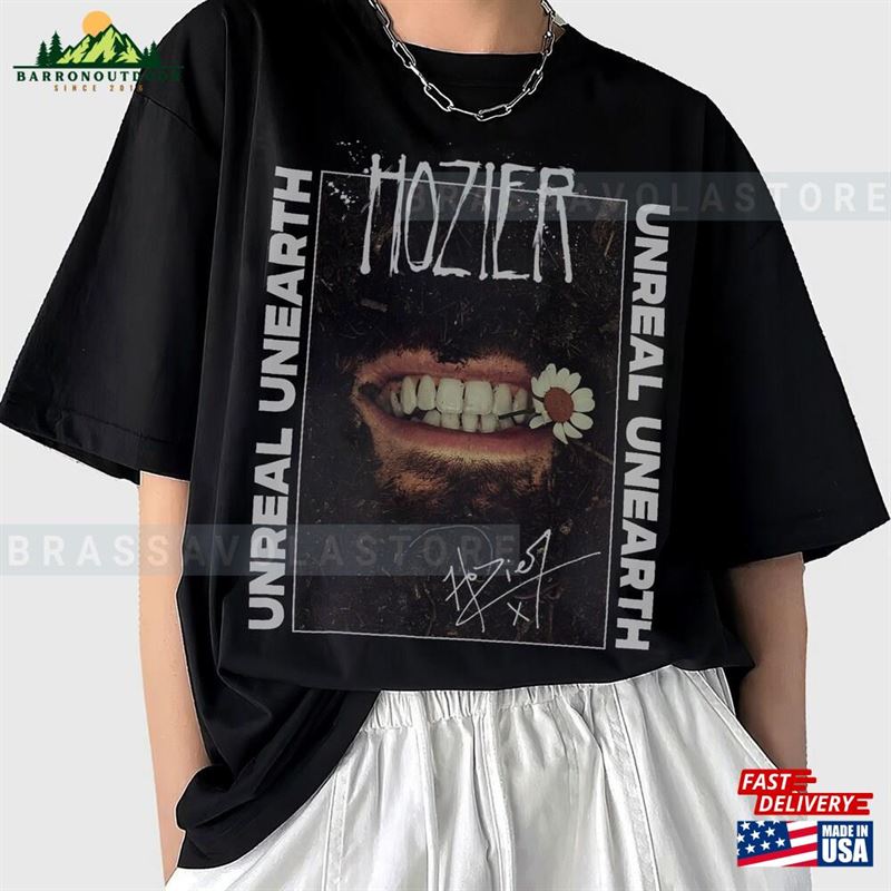Hozier Graphic Tee Unreal Unearth Album Shirt Unisex Gift Bootleg Hoodie Tshirt For Men Women Classic Hozier Graphic Tee Unreal Unearth Album Shirt Unisex Gift Bootleg Hoodie Tshirt For Men Women Classic