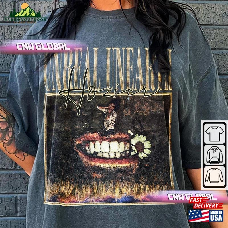 Hozier Music Shirt Bootleg Unreal Unearth Tour 2023 Concert Vintage 90S Y2k Sweatshirt Hoodie T-Shirt Hozier Music Shirt Bootleg Unreal Unearth Tour 2023 Concert Vintage 90S Y2k Sweatshirt Hoodie T-Shirt