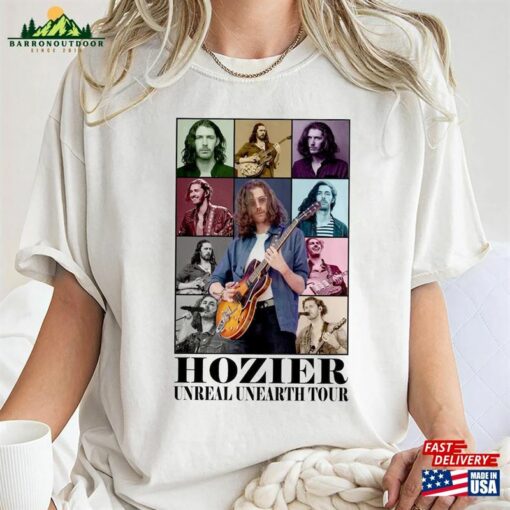 Hozier Unreal Unearth 2023 Shirt Eras Tour No Grave Can Hold My Body Down T-Shirt Hoodie