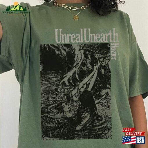 Hozier Unreal Unearth 2023 Shirt Music No Grave Can Hold My Body Down Sweatshirt Unisex