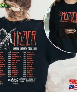 Hozier Unreal Unearth 2023 Tour Shirt Music No Grave Can Hold My Body Down Hoodie Sweatshirt