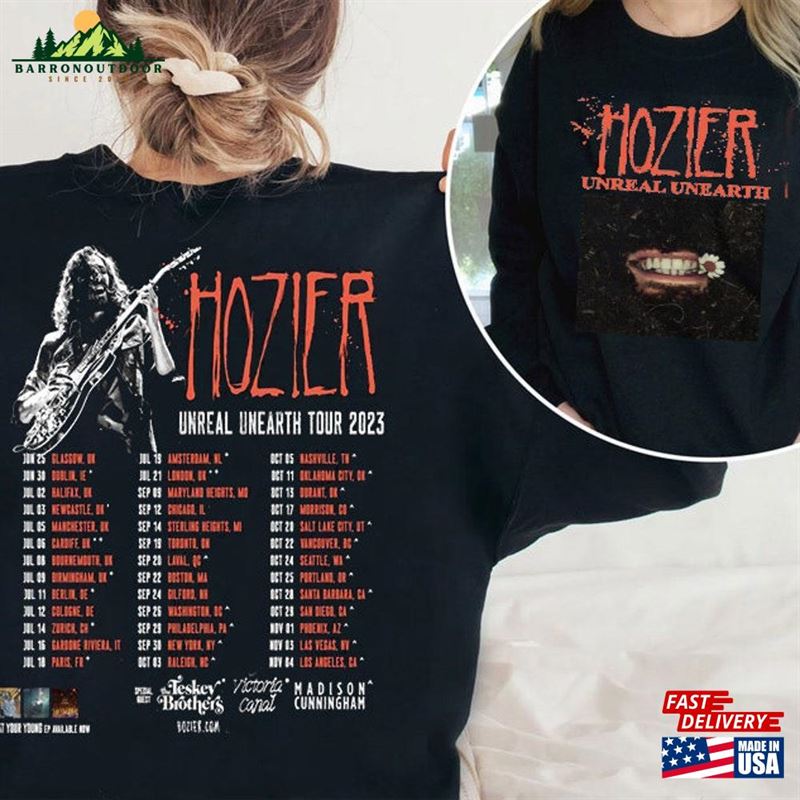 Hozier Unreal Unearth 2023 Tour Shirt Music No Grave Can Hold My Body Down Hoodie Sweatshirt Hozier Unreal Unearth 2023 Tour Shirt Music No Grave Can Hold My Body Down Hoodie Sweatshirt