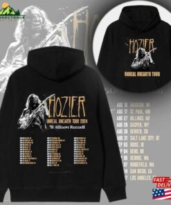 Hozier Unreal Unearth 2024 Tour Shirt Music Concert Unisex Hoodie