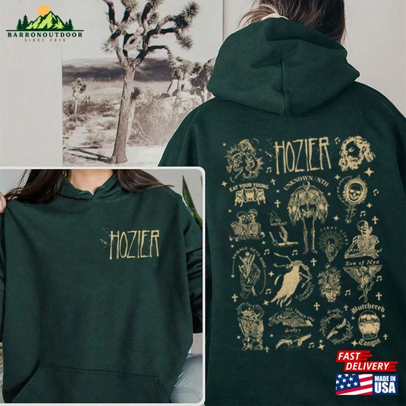 Hozier Unreal Unearth Tour 2024 Shirt Vintage Fan Gift Hoodie Classic Hozier Unreal Unearth Tour 2024 Shirt Vintage Fan Gift Hoodie Classic