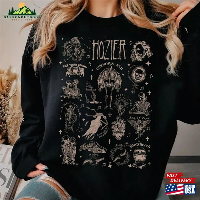 Hozier Unreal Unearth Tour T-Shirt 2024 Sweatshirt Classic Hozier Unreal Unearth Tour T-Shirt 2024 Sweatshirt Classic