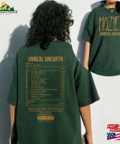 Hozier Unreal Unearth Tracklist T-Shirt Shirt Hoodie