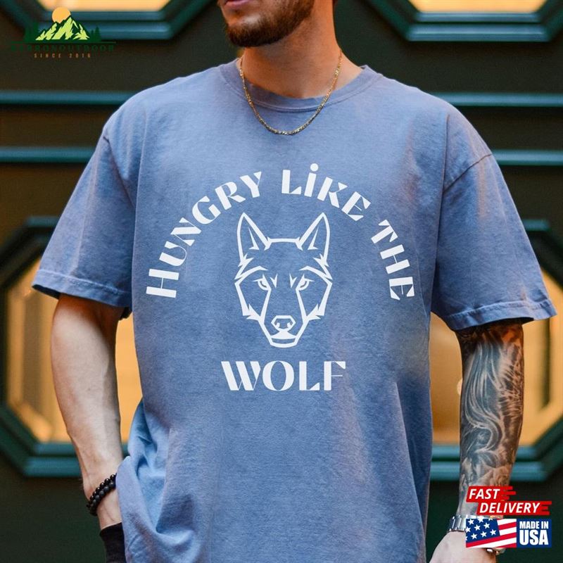 Hungry Like The Wolf T-Shirt Duran Merch Tee Rio Shirt Classic Hungry Like The Wolf T-Shirt Duran Merch Tee Rio Shirt Classic