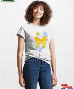 Hydrangeas And Butterfly Classic T-Shirt Hoodie