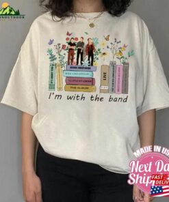 I'M With The Jonas Band Floral Shirt Brothers All Albums Tee Tour Concert 2023 Retro Unisex Gift Hoodie Sweatshirt 1