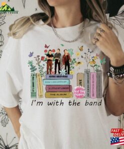 I'M With The Jonas Band Floral Shirt Brothers All Albums Tee Tour Concert 2023 Retro Unisex Gift Hoodie Sweatshirt 2