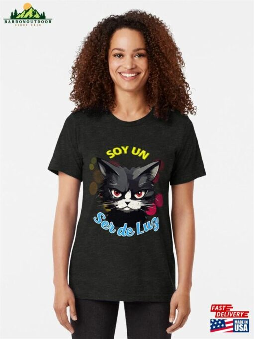 I Am A Being Of Light Tri Blend T-Shirt Hoodie Classic
