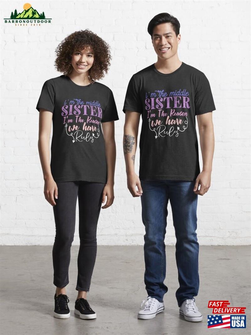I Amp'm The Middle Sister Unisex Sweatshirt I Amp'm The Middle Sister Unisex Sweatshirt
