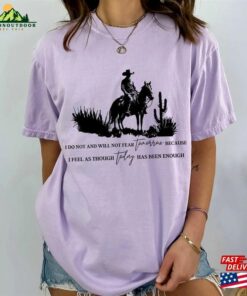 I Do Not And Will Fear Tomorrow Sweatshirt Zach Bryan Shirt Western Classic T-Shirt