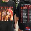 I Heart Hot Dads T-Shirt Jonas Brothers Double Sided Five Albums One Night Tour Shirt Classic Sweatshirt