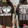 I Heart Hot Dads T-Shirt Jonas Brothers Double Sided Five Albums One Night Tour Shirt Sweatshirt