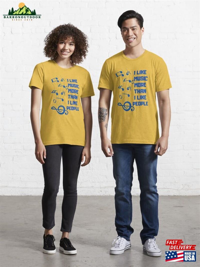 I Like Music More Than People Classic T-Shirt Sweatshirt I Like Music More Than People Classic T-Shirt Sweatshirt