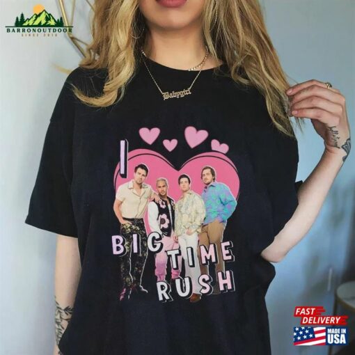 I Love Big Time Rush Shirt Funny T-Shirt Classic