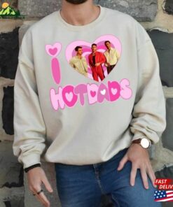 I Love Hot Dads Jonas Five Albums One Night Tour Shirt Brothers T-Shirt 2023 Unisex
