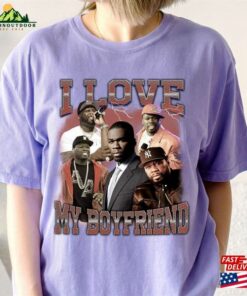 I Love My Boyfriend Shirt 50Cent Fan Hip Hop Tee Classic Sweatshirt